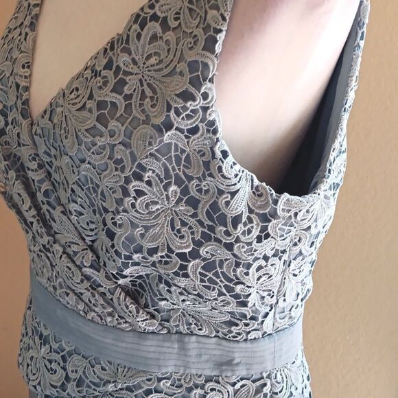 Adrianna Papell Occasions Dressy Dress. Soft Girl, Quiet Elegance, Two-Piece - Picture 9 of 16